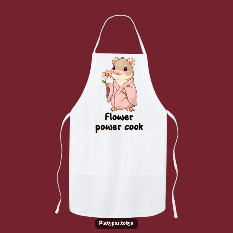 Funny Kawaii Platypus Apron - Cute & Hilarious Gentle Kitchen Wear