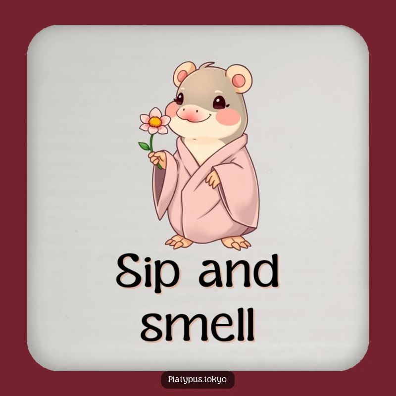 Funny Kawaii Platypus Coaster - Cute & Hilarious Protection